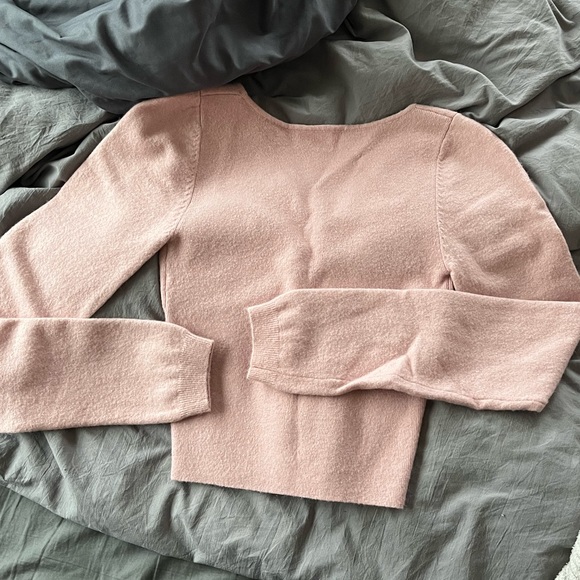 Pink Wilfred Aritzia sweater top - Picture 3 of 6